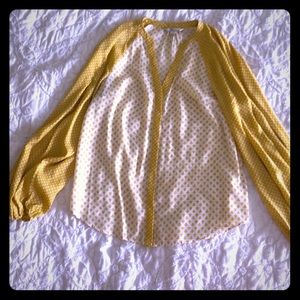 Peasant top with Balloon sleeves by Boden.